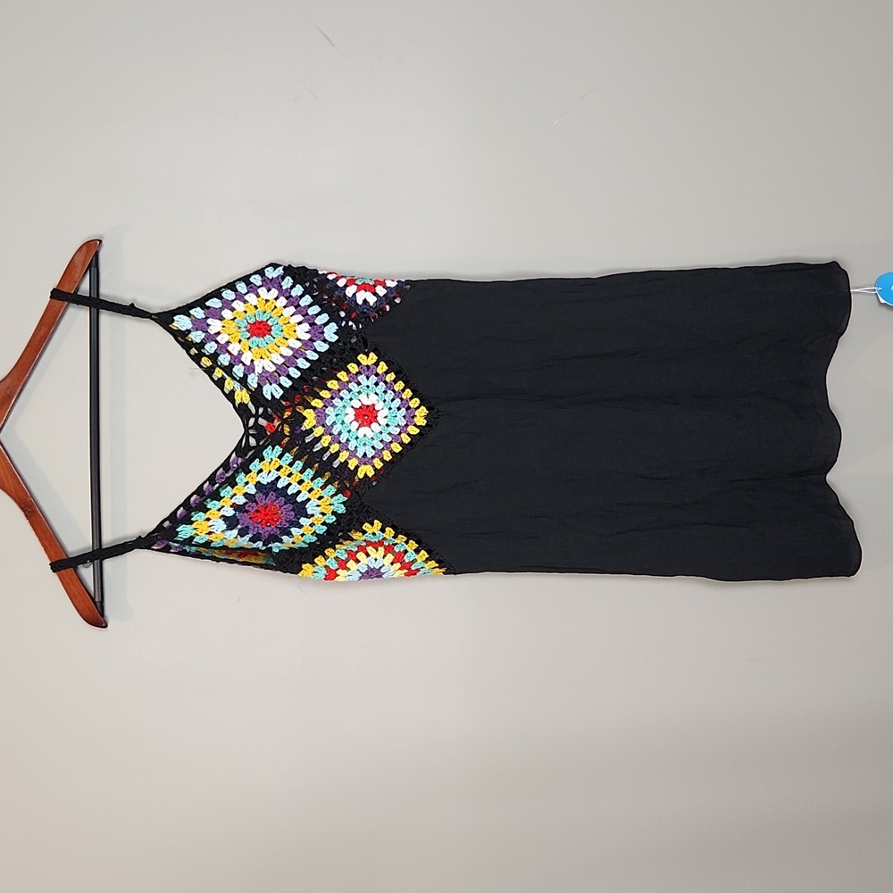 NWT Cupshe Glenda‎ Slip Crochet Mid-Length Cover Up Medium - Picture 2 of 8